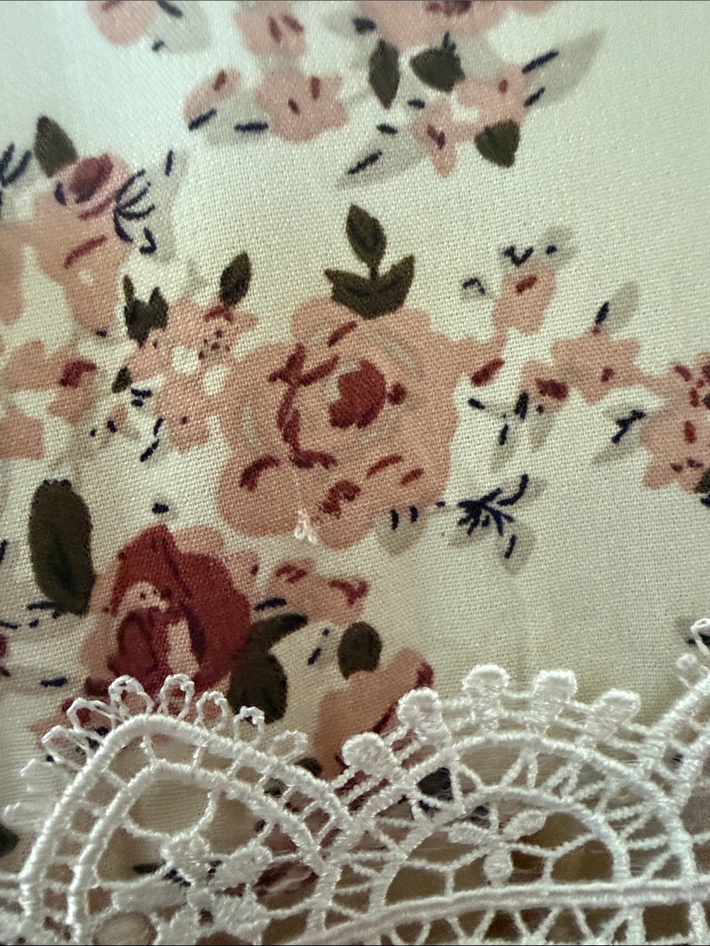 Dainty Jewells Cream Maxi Dress with Rose Floral Print - Picture 4 of 4
